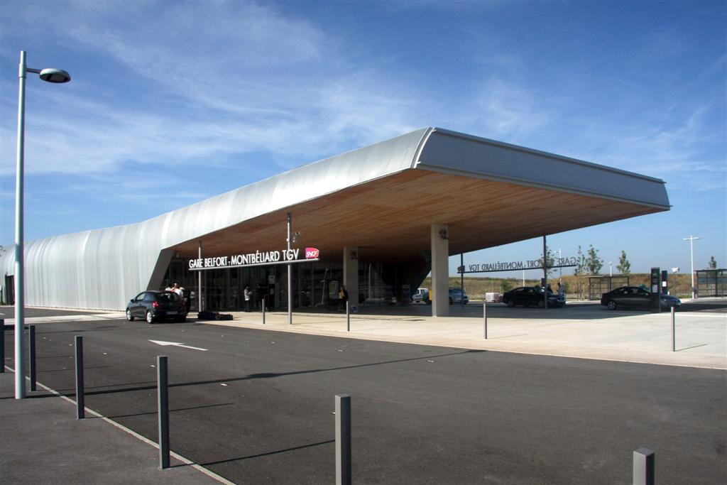 Gare TGV de Belfort Montbéliard RFR Structure et Enveloppe